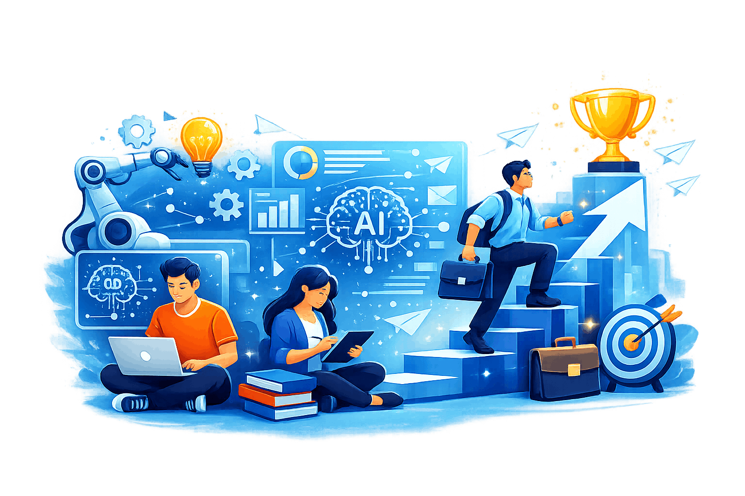AI Career Illustration